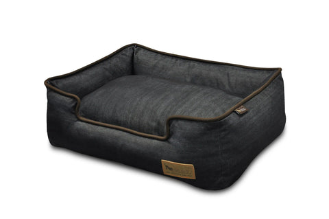 Urban Denim Lounge Pet Bed - Eco-friendly - Rectangular