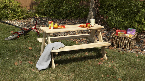 Image of Merry Products Wooden Kids Picnic Table