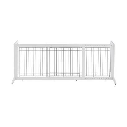 Image of Richell Freestanding Pet Gate For Large Dogs 39.8" to 71.3" Wide