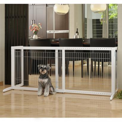 Image of Richell Freestanding Pet Gate HL For Medium Dogs 39.4" to 70.9" Wide
