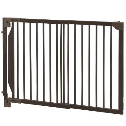 Image of Richell Expandable Walk-Thru Pet Gate For Medium Size Dogs Up To 44 lbs