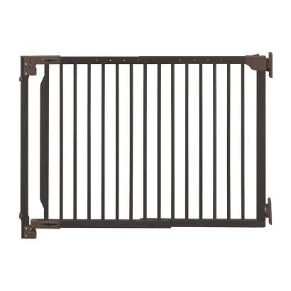 Image of Richell Expandable Walk-Thru Pet Gate For Medium Size Dogs Up To 44 lbs