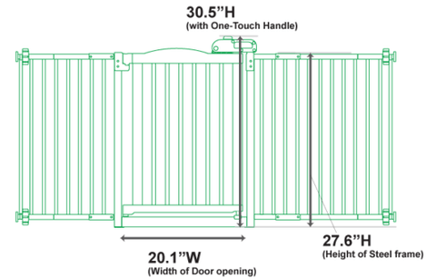 Image of Richell One-Touch Gate II Wide
