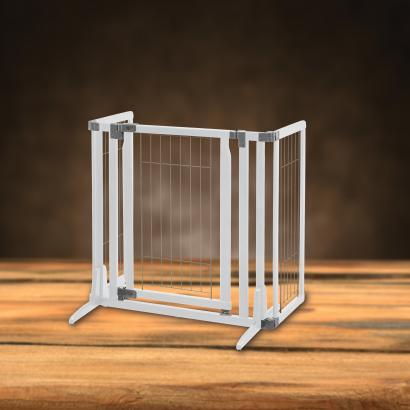 Image of Richell Pet Premium Plus Freestanding Gate For Dogs 63" Wide
