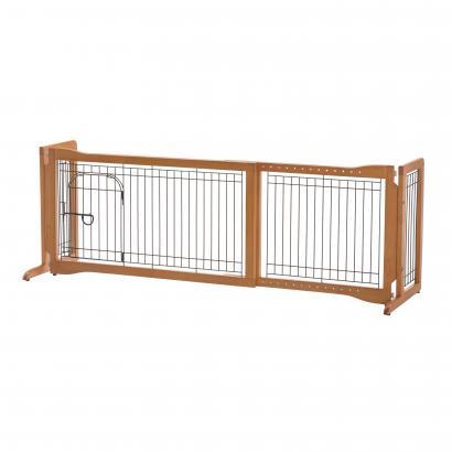 Richell Pet Sitter Freestanding Gate Plus For Dogs Up to 17 lbs