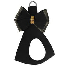 Susan Lanci Designs Black Glitzerati Double Nouveau Bow Step In Harness