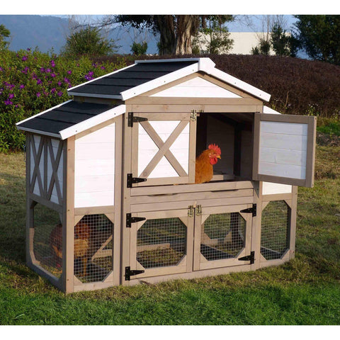 Merry Products & Garden 4-Door Country Style Chicken Coop
