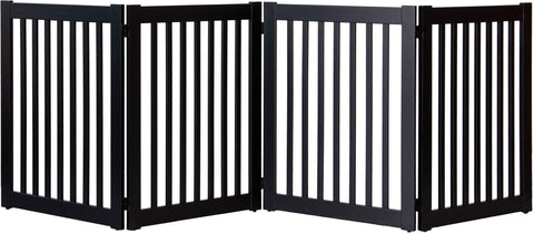 Image of 32 inch Highlander Series Solid Wood Pet Gate- Amish Handcrafted Wood