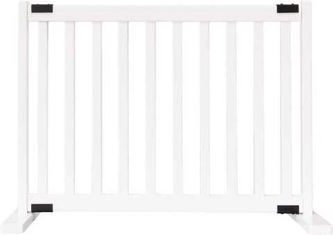 Image of 20" Kensington Series Freestanding Solid Wood Pet Gate- Amish Handcrafted Wood