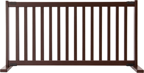 Image of 20" Kensington Series Freestanding Solid Wood Pet Gate- Amish Handcrafted Wood