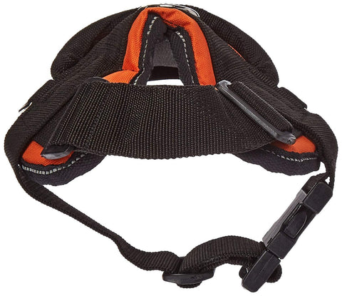 Nylon Harness For Extra Extra Small To Extra Large Dogs Orange With Reflective Trim