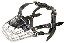 Basket Muzzle With Leather Straps (30 Sizes Available)