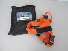 Working Dog Orange Nylon Harness For Extra Small To Extra Large Dogs
