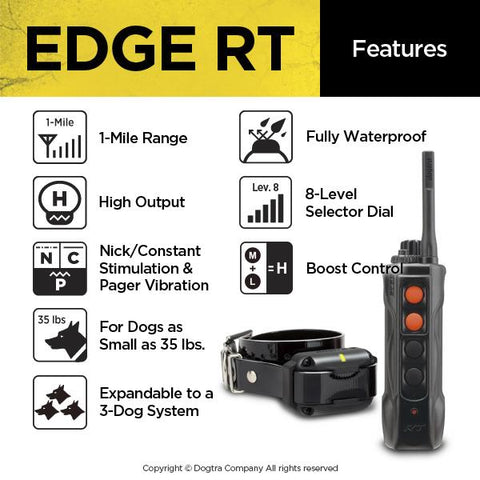 Image of Dogtra Edge RT 1-Mile Range Remote Training System
