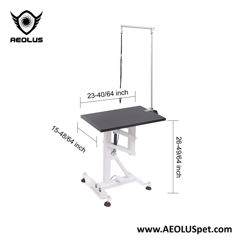 Aeolus Flat Packing Air Lift Grooming Table