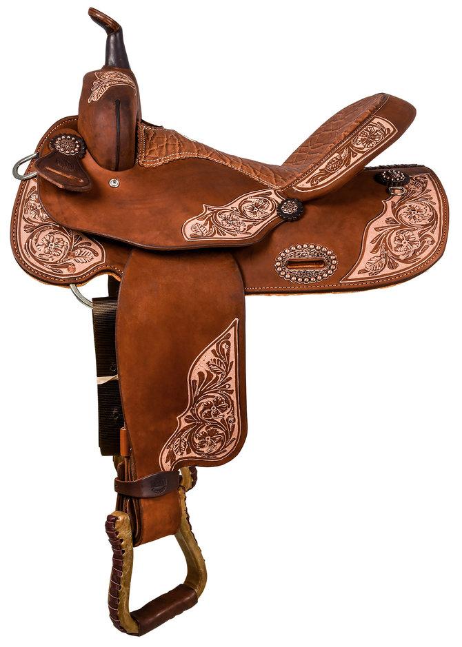 Alamo Saddlery "Vintage Vibes" Barrel Saddle