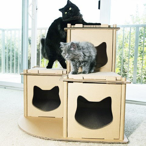 Image of Petique Feline Fortress House Cat House