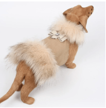 Image of Susan Lanci Designs Faux Fox Fur Coat