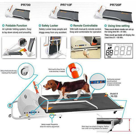 Image of Exercise Treadmill For Small Dogs And Cats up to 44 lbs-GoPet PetRun PR700 Pet Treadmill