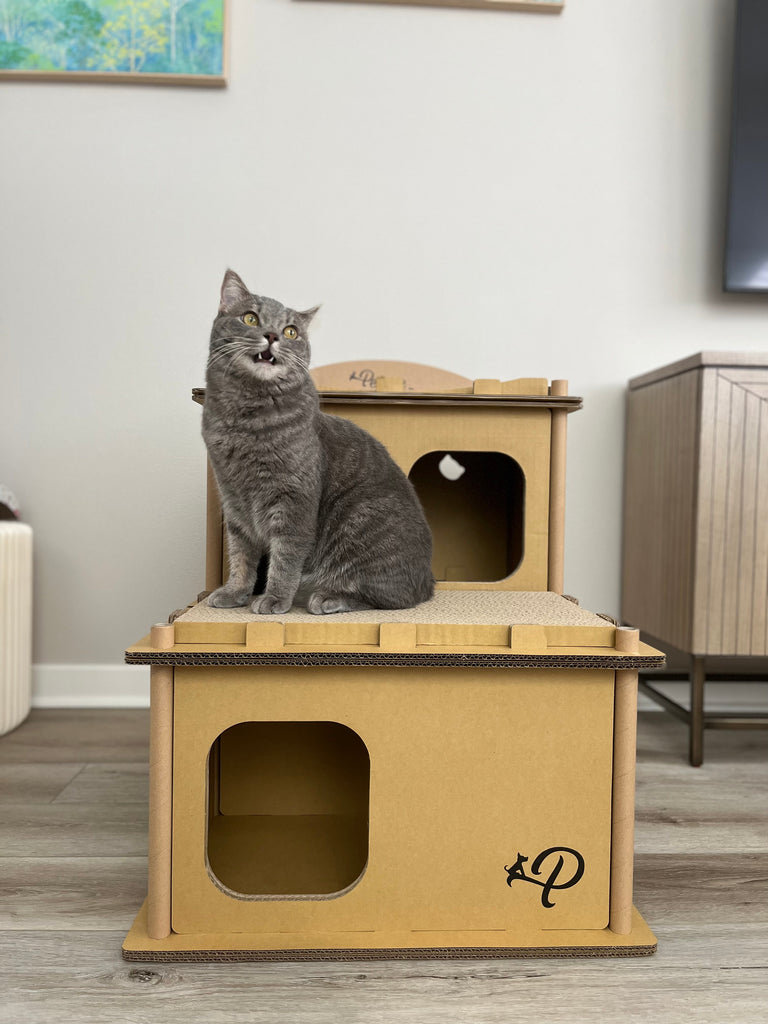 Trixie Pet Natura Insulated 2 Story Cat Home