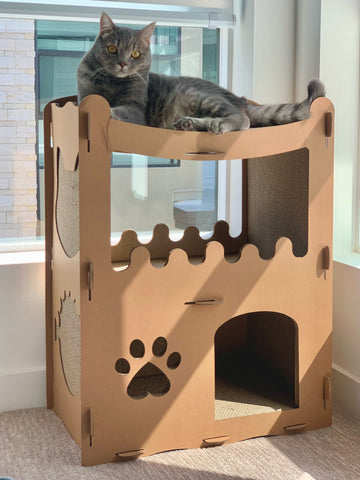 Image of Petique Feline Penthouse House Cat House