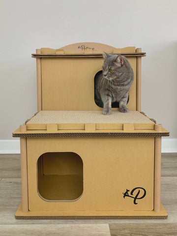 Image of Petique Feline Villa House Cat House