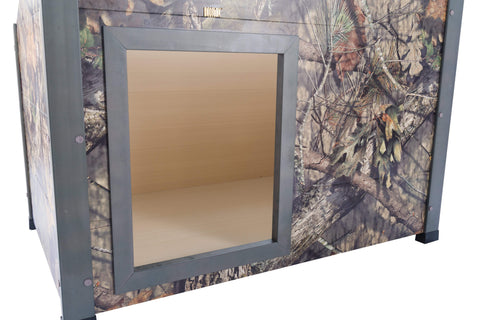 Image of New Age Pet Mossy Oak® & Garden ECOFLEX ThermoCore Insulated Dog House- Extra Large