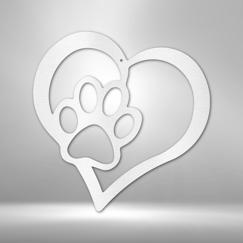 Image of Custom Puppy Love - Steel Sign- Gifts For Him/Her/Mom/Dad For Garden, Home, Backyard