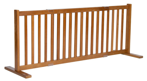 Image of 20" Kensington Series Freestanding Solid Wood Pet Gate- Amish Handcrafted Wood