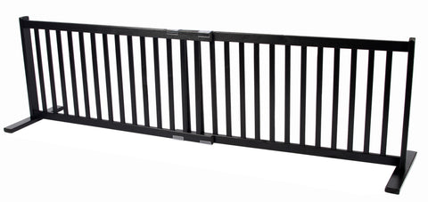 Image of 20" Kensington Series Freestanding Solid Wood Pet Gate- Amish Handcrafted Wood