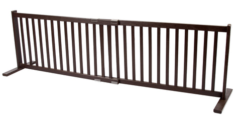 Image of 20" Kensington Series Freestanding Solid Wood Pet Gate- Amish Handcrafted Wood