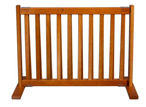 Image of 20" Kensington Series Freestanding Solid Wood Pet Gate- Amish Handcrafted Wood