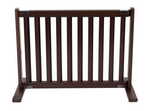 Image of 20" Kensington Series Freestanding Solid Wood Pet Gate- Amish Handcrafted Wood