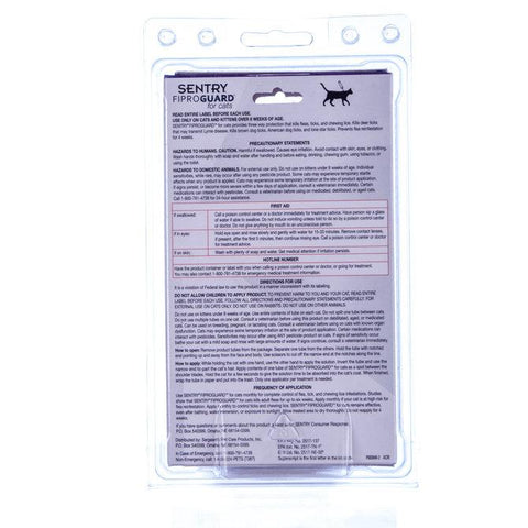 Image of SENTRY FiproGuard for Cats