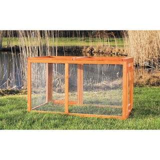 Image of Trixie Pet Natura Chicken Outdoor Run with Covered Top