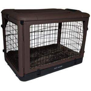 Pet Gear Small 27" Steel Pet Crate with Bolster Pad