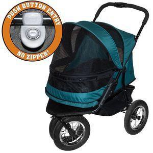 Image of Pet Gear Double Pet NO-ZIP Stroller