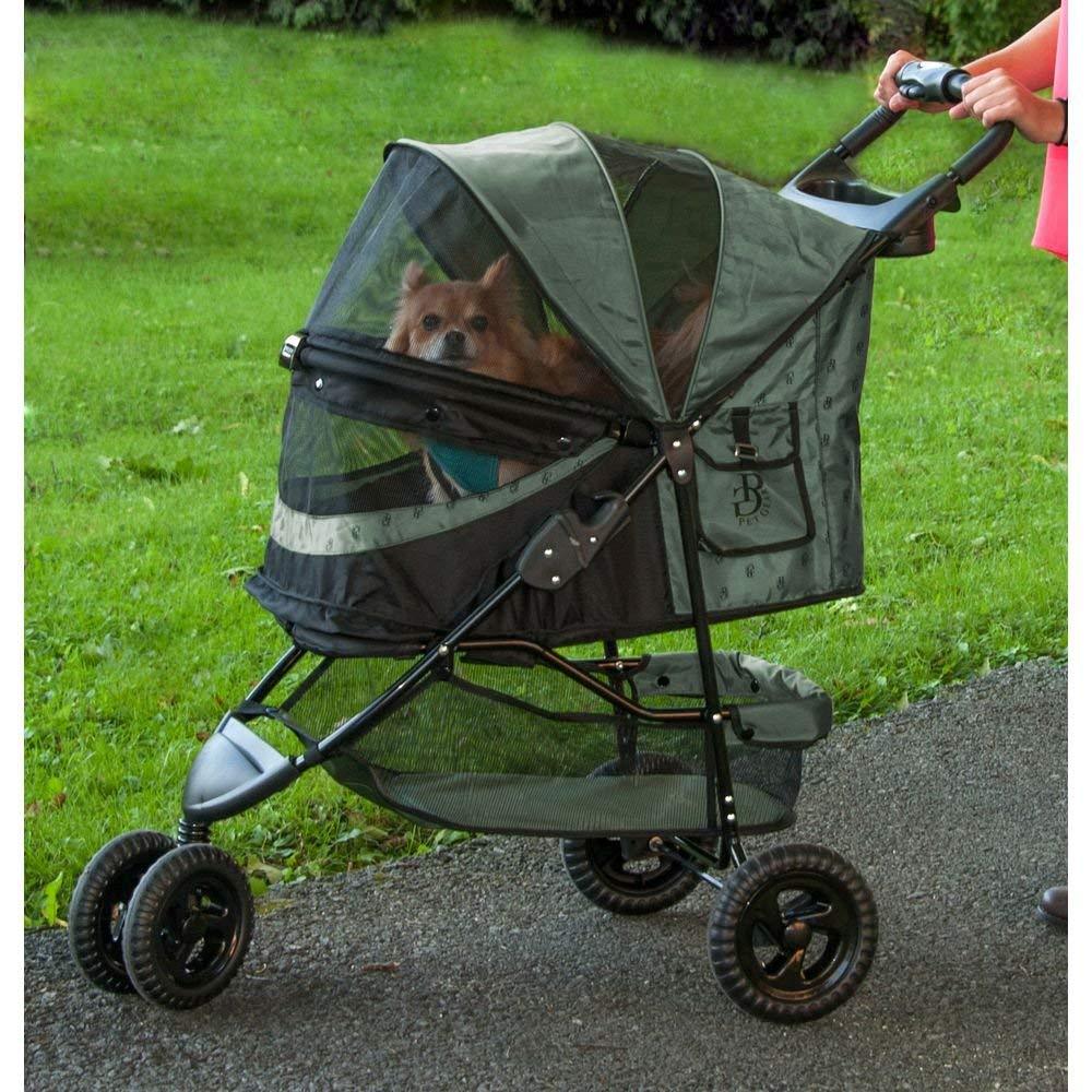 No-Zip Pet Stroller- Pet Gear 3 Wheel Special Edition Pet Stroller- Comes In Chocolate, Orchid and Sage