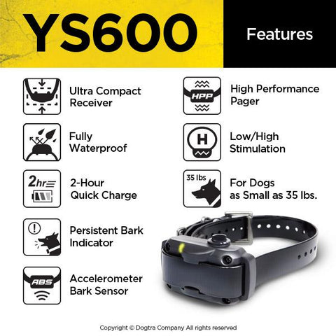 Image of Dogtra YS600 Bark Control Collar