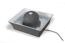 DrinkWell Seascape Ceramic Pet Fountain- 70 oz.- Grey- For Dogs And Cats