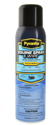 Image of Pyranha Equine Spray & Wipe Water Based Formula Bug Kill And Repel Spray