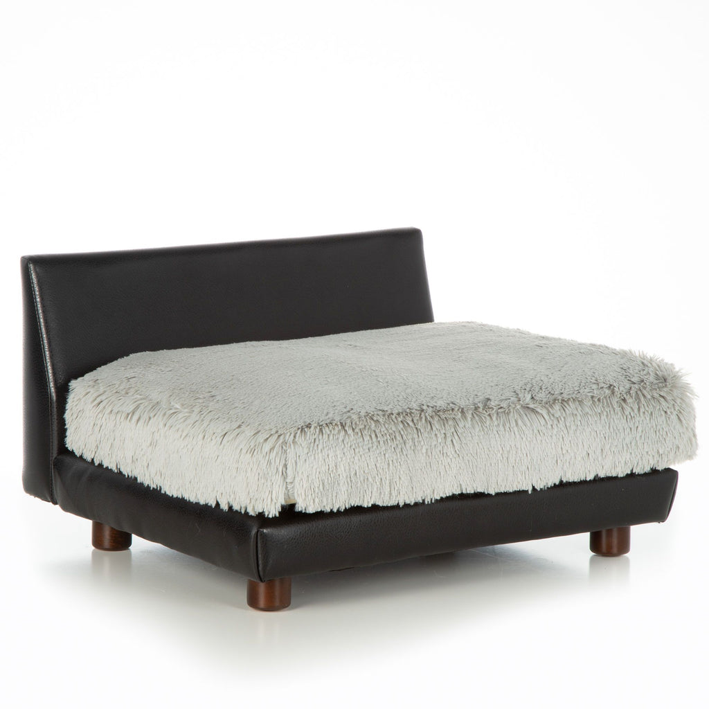 Club Nine Pets Soho Roma Faux Leather Pet Bed with Cushion