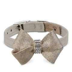 Image of Susan Lanci Designs Glitzerati Nouveau Bow Swarovski Crystal Collar