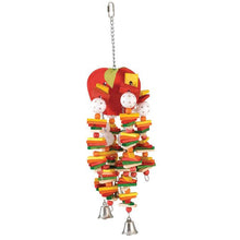 Large Apple Bird Toy, Red