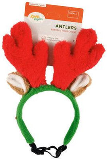 Zippy Paws Christmas Antlers Headband
