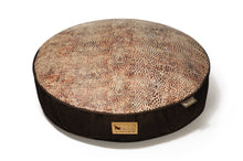 Savannah Brown Velvet - Round- Pet Bed- Eco-friendly