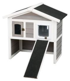 Image of Trixie Pet Natura Insulated 2 Story Cat Home