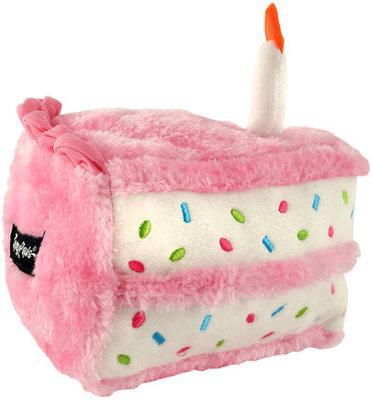 Image of Zippy Paws Birthday Cake Plush Toy Bundle