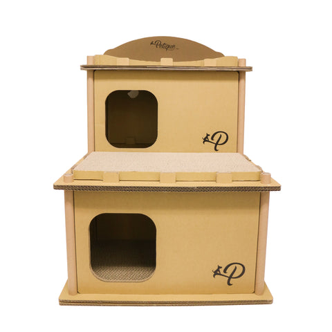 Image of Petique Feline Villa House Cat House