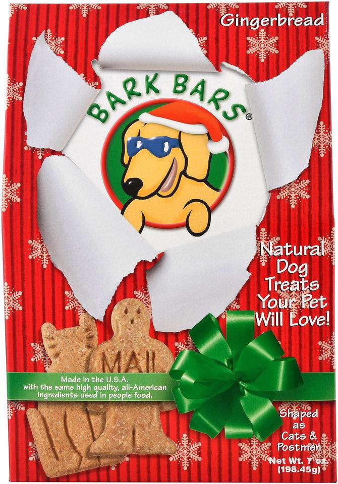 Gingerbread Holiday Bark Bars Natural Dog Treats